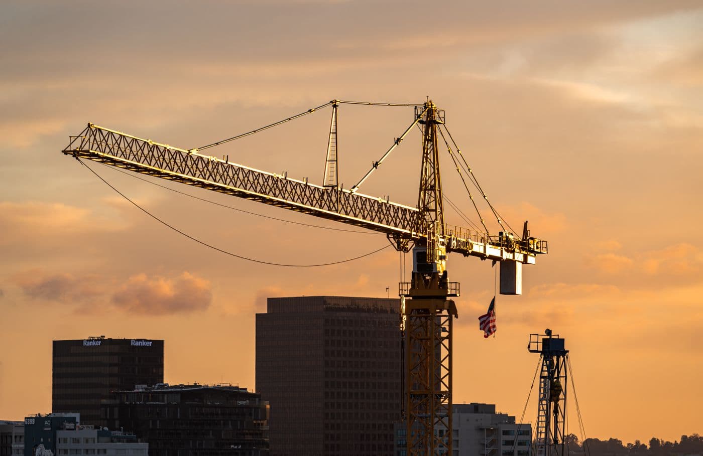 A finished construction project published as a social post